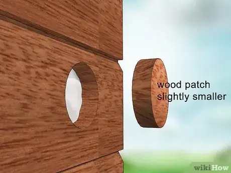 Image titled Repair Woodpecker Holes in Cedar Siding Step 7