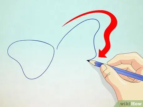 Image titled Draw a Ribbon Step 1