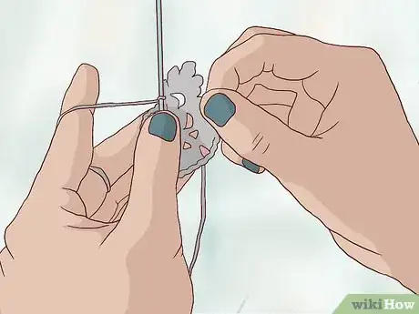 Image titled Crochet a Snowflake Step 14