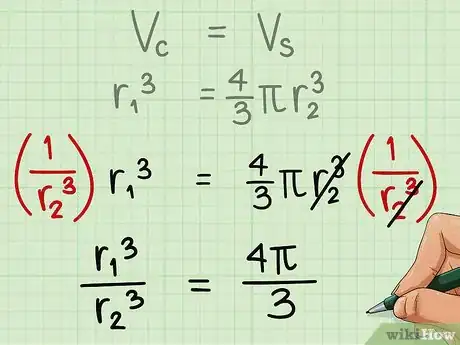 Image titled Determine a Cube and Sphere of Equal Volume Step 2