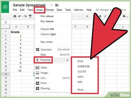 Image titled Use Google Spreadsheets Step 10