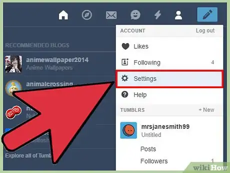 Image titled Block Someone on Tumblr Step 13