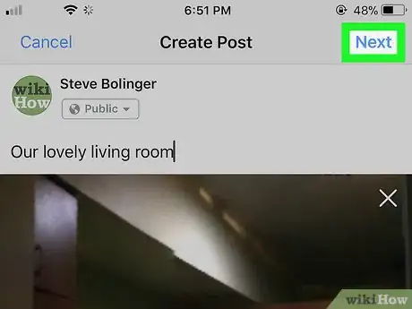 Image titled Post 360 Degree Photos to Facebook on an iPhone Step 9