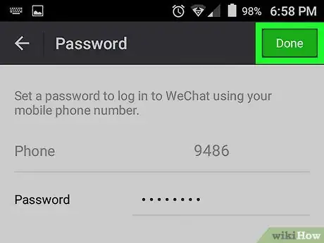 Image titled Reset Your WeChat Password on Android Step 8