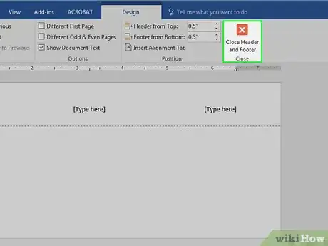Image titled Add a Header in Microsoft Word Step 7