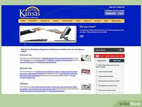 Image titled Get a Personalized License Plate in Kansas Step 1