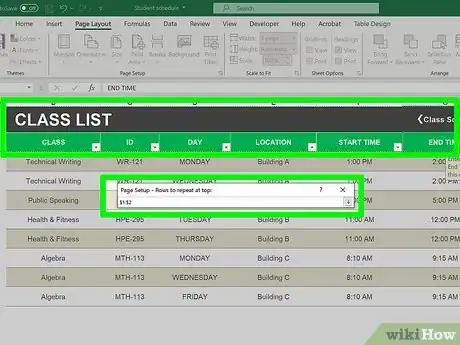Image titled Add Header Row in Excel Step 9