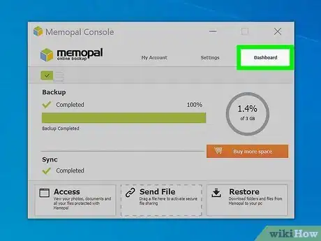 Image titled Share a File on Memopal Step 8