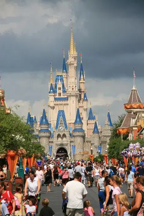 Image titled Dark clouds over Cinderella's Castle