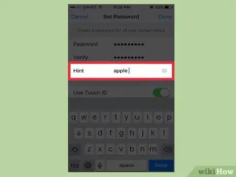 Image titled Password Protect Your Notes in iOS Step 6
