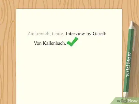 Image titled Cite an Interview Step 2