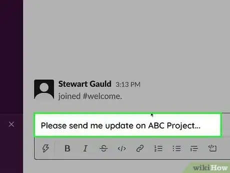 Image titled Schedule a Message on Slack Step 1