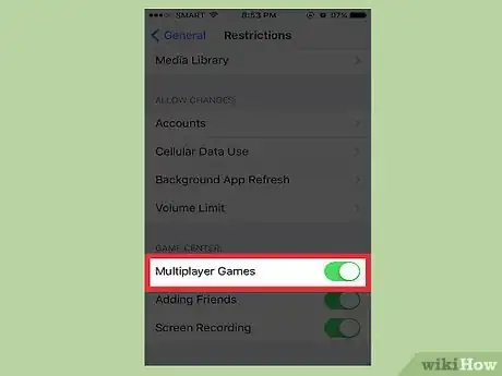 Image titled Allow Multiplayer Games in the Game Center on an iPhone Step 5