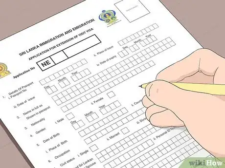 Image titled Apply for a Visa for Sri Lanka Step 6