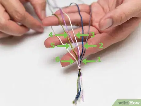Image titled Make a Candy Stripe Friendship Bracelet Step 12