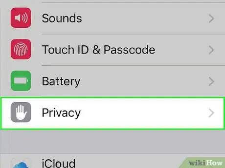 Image titled Change Which Apps Have Access to Your Reminders on an iPhone Step 2