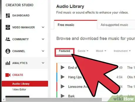 Image titled Download Free Music for Your YouTube Videos Step 10