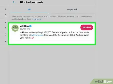 Image titled Block Someone on Twitter Step 11