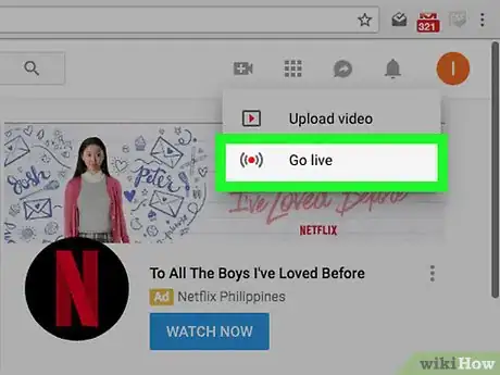 Image titled Broadcast Live on YouTube Step 3