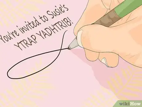 Image titled Throw a Backwards Birthday Party Step 2