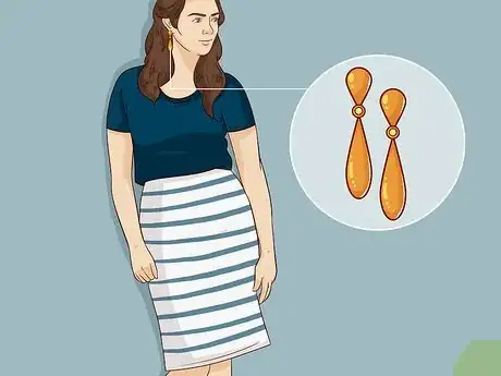 Image titled Wear Drop Earrings Step 8