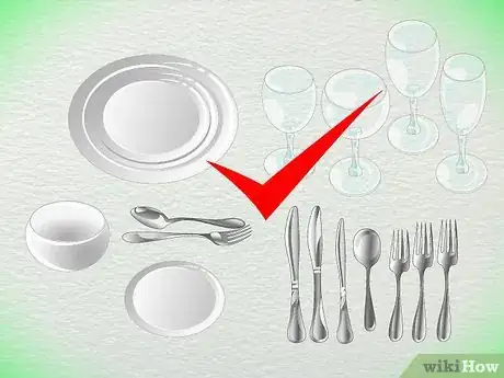 Image titled Set Formal Silverware Step 1
