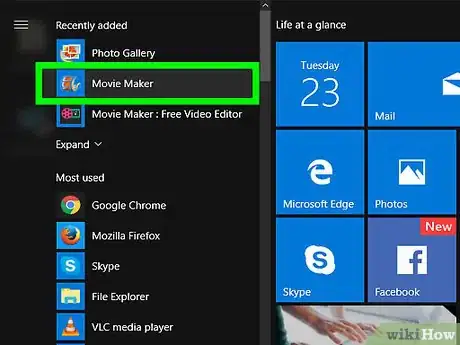 Image titled Delete Segments of a Video File with Microsoft Movie Maker 2012 Step 2