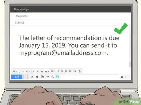 Image titled Ask Your Professor for a Letter of Recommendation Via Email Step 11