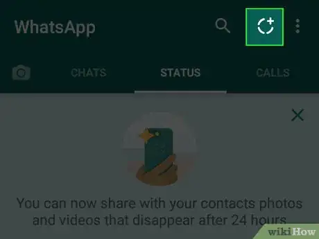 Image titled Create a Status on Whatsapp Step 3