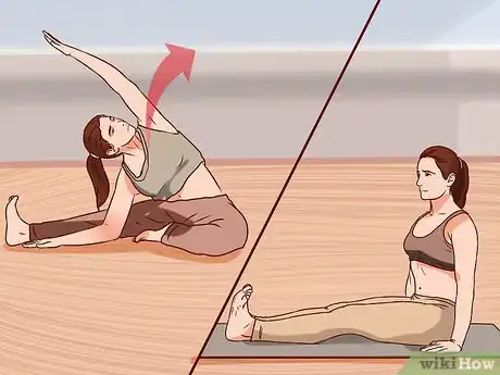 Image titled Do the Revolved Head to Knee Pose in Yoga Step 9