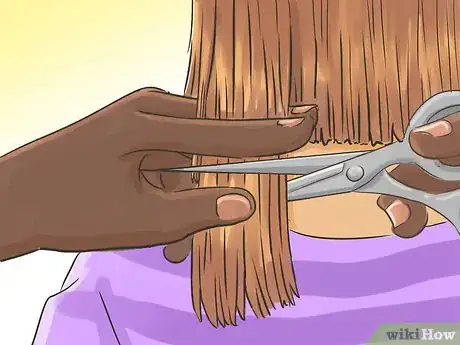 Image titled Cut Hair Straight Step 18
