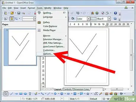 Image titled Draw Lines in Open Office Draw Step 4Bullet1