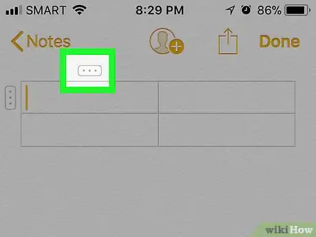 Image titled Add a Table to Notes on iPhone or iPad Step 5