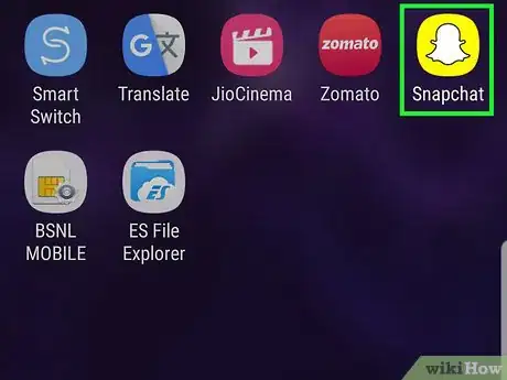 Image titled Log in to Snapchat Step 1