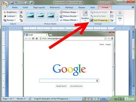 Image titled Crop a Screenshot in Word 2010 Step 3