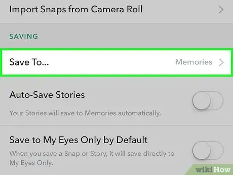 Image titled Save Stories on Snapchat Step 5