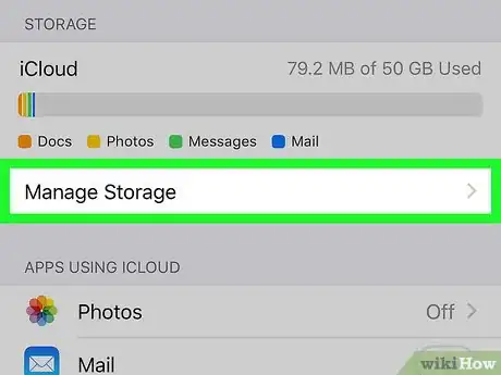 Image titled Manage iCloud Storage on iPhone or iPad Step 12