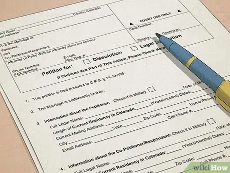 Image titled Divorce in Colorado Step 10