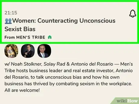 Image titled Find an Event or Scheduled Room in Clubhouse Step 4