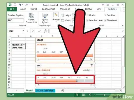 Image titled Create a Timeline in Excel Step 13