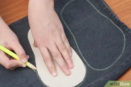 Image titled Turn Your Jeans Into Earth Friendly Slippers Step 4