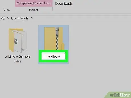 Image titled Zip Folder on Windows Step 5