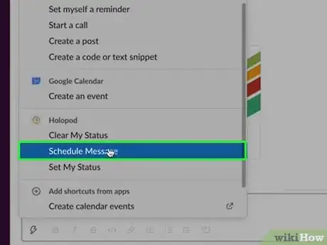 Image titled Schedule a Message on Slack Step 3