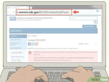 Image titled Contact the CDC Step 3