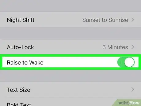 Image titled Use Raise to Wake on an iPhone Step 4