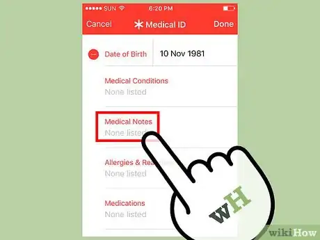Image titled Set Up the Health App on iPhone to Provide Information in a Medical Emergency Step 5