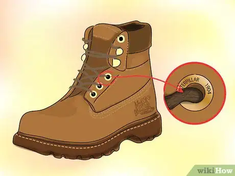 Image titled Identify Genuine Caterpillar Boots Step 7