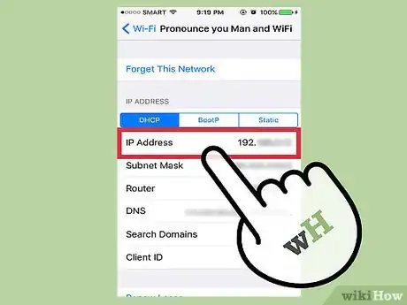 Image titled Check Your Wi‐Fi Network's Address on an iPhone Step 4