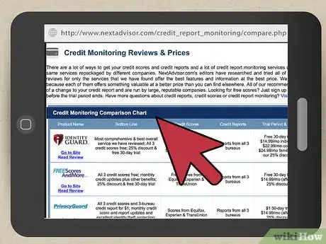 Image titled Choose a Credit Monitoring Service Step 2