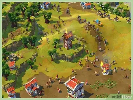 Image titled Garrison Villagers Inside the Town Center in Age of Empires Step 10